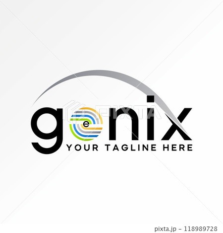 Logo design graphic concept creative premium vector stock initial O font rotating line swoosh Genix Genius word. Related to monogram typography smart Logo design graphic concept creative premium vector stock initial O font rotating line swoosh Genix Genius word. Related to monogram typography smart 118989728