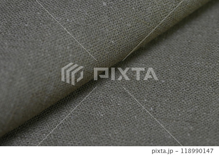 black hemp viscose natural fabric cloth color; sackcloth rough texture of textile fashion 118990147