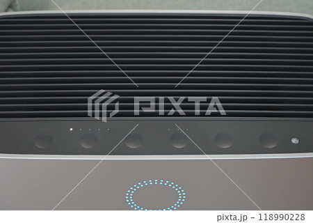 air purifier technology clean dust pm 2.5 in living room inside home for healthy care 118990228