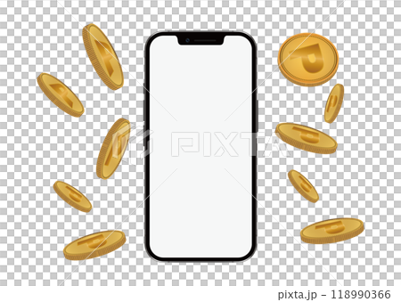 スマートフォンとポイント スマートフォンとポイント 118990366