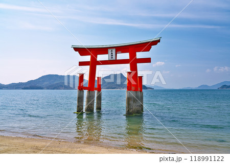【浦崎道越厳島神社 (大鳥居)】 広島県尾道市浦崎町 【浦崎道越厳島神社 (大鳥居)】 広島県尾道市浦崎町 118991122