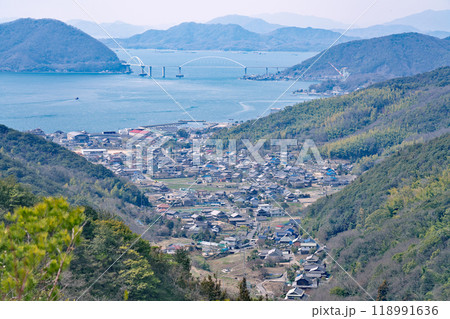 【後地朝陽展望台からの風景】 広島県福山市鞆町後地 118991636