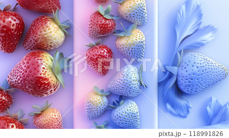 いちご　背景　おいしい 118991826