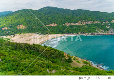 Wild sea beach. 118992046