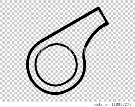 体育用ホイッスルのイラスト素材 118992275