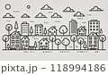 ミニマリストの都市風景 118994186