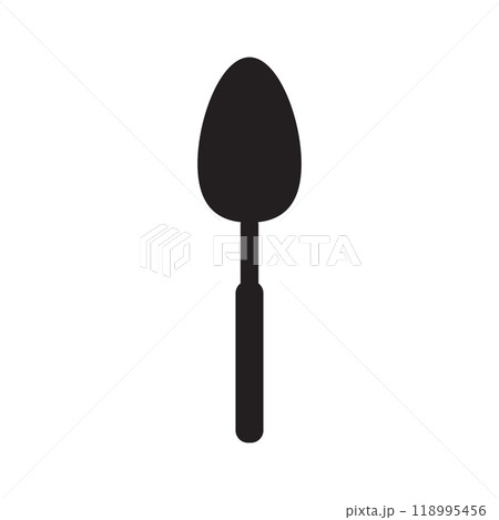 Spoon icon logo design template isolated illustration Spoon icon logo design template isolated illustration 118995456