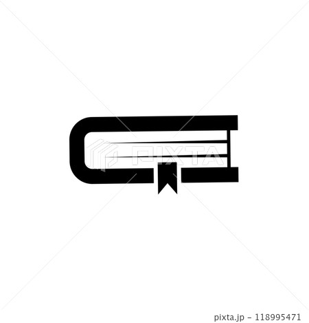 Book icon logo design template isolated illustration 118995471