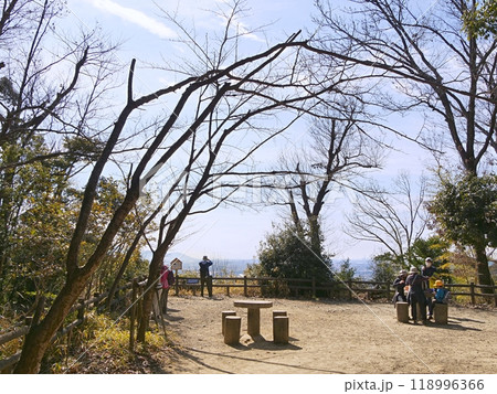 京都 大山崎町 天王山 青木葉谷展望広場(冬) 京都 大山崎町 天王山 青木葉谷展望広場(冬) 118996366