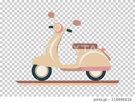 米色踏板車 118996816