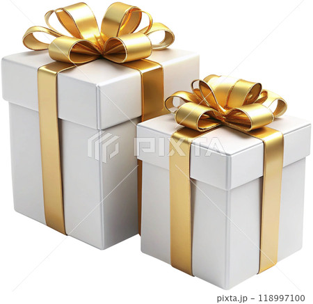 gift boxes isolated on the white background 118997100