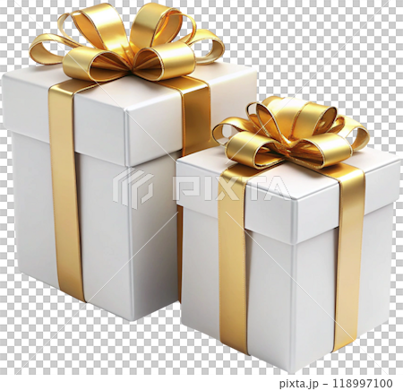 gift boxes isolated on the white background 118997100