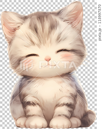 kitten in studio 118997870