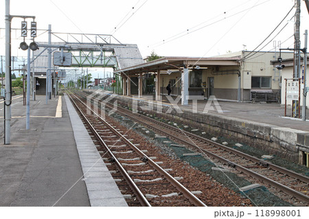 七飯駅　JR七飯駅　ななえ　Nanae　H71　函館本線　藤城線　分岐駅 118998001