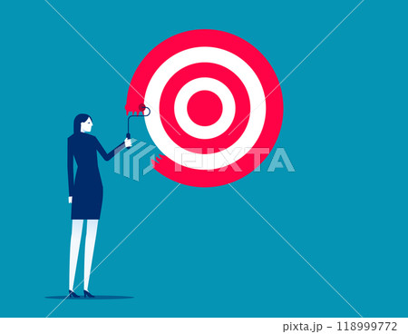 Purpose, set business goal or target, KPI, key...のイラスト素材 [118999772 ...