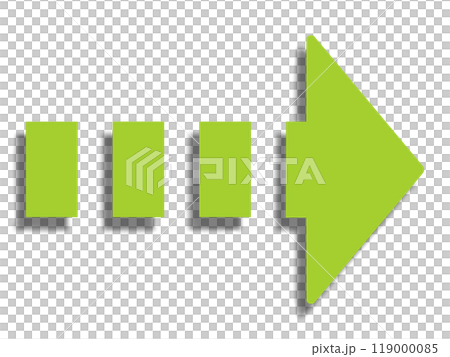 Light green dotted arrow (with shadow) Light green dotted arrow (with shadow) 119000085