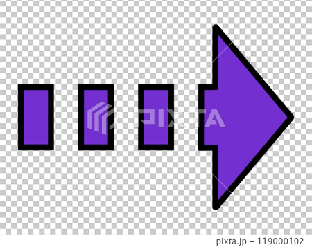 Purple dotted arrow (with line) Purple dotted arrow (with line) 119000102