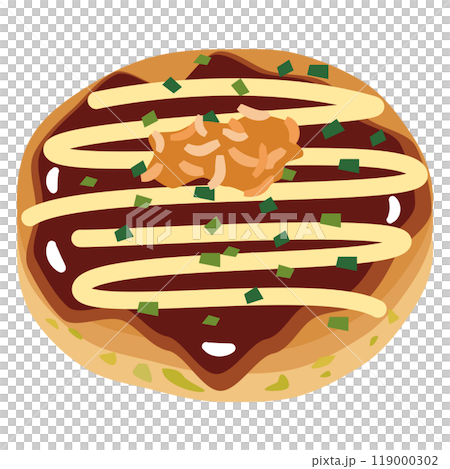 大阪燒的插圖 大阪燒的插圖 119000302