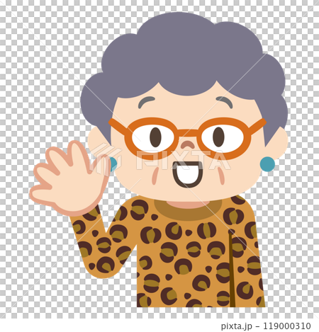 大阪のおばさんのイラスト 大阪のおばさんのイラスト 119000310