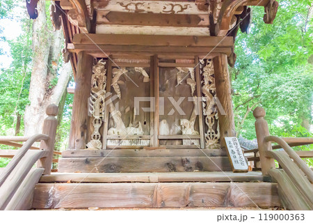 【重文】桐生天満宮　末社春日社　群馬県桐生市 119000363