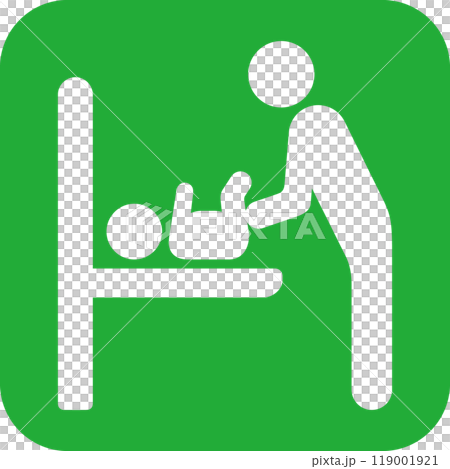 顯示尿布更換設施的圖標 119001921