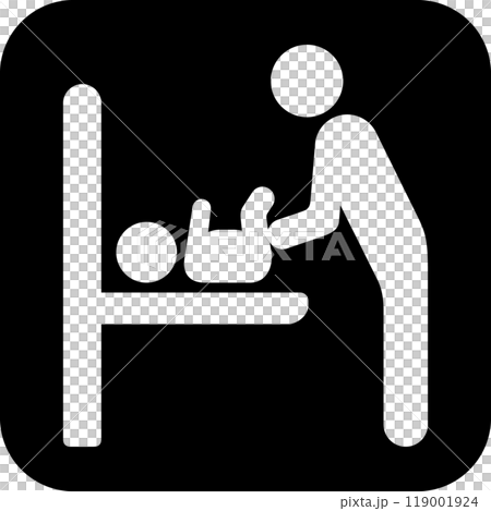 オムツ交換設備を表示するアイコン 119001924