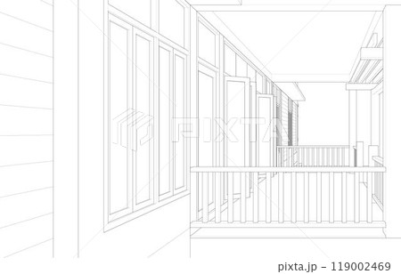 3D illustration of building project 119002469