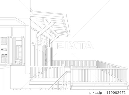 3D illustration of building project 119002471