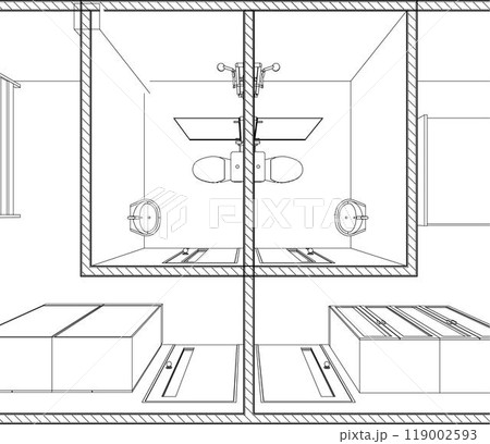 3D illustration of building project 119002593