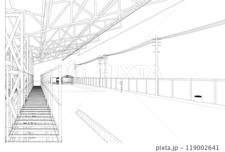 3D illustration of building project 119002641