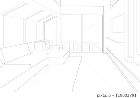 3D illustration of building project 119002791