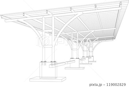 3D illustration of building project 119002829