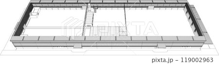 3D illustration of building project 119002963
