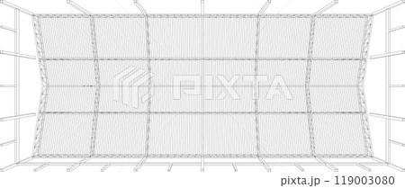 3D illustration of building project 3D illustration of building project 119003080