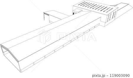 3D illustration of building project 119003090
