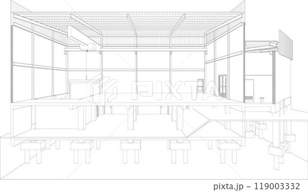 3D illustration of building project 119003332