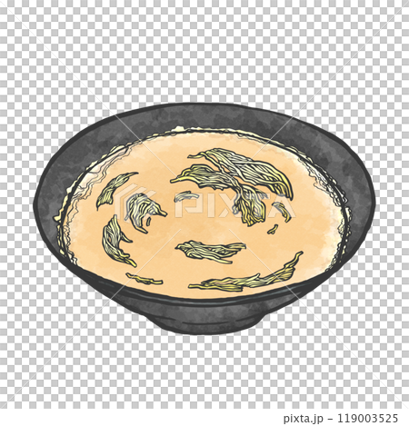 Hand-drawn illustration of tonkotsu ramen Hand-drawn illustration of tonkotsu ramen 119003525