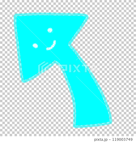 Cute hand-drawn illustration of a smiling arrow pointing up to the left Cute hand-drawn illustration of a smiling arrow pointing up to the left 119003749