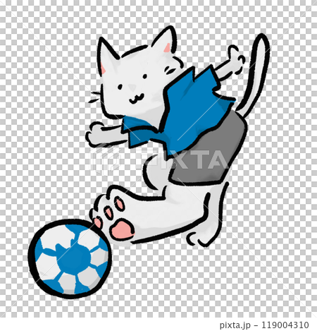 白貓射擊足球 白貓射擊足球 119004310