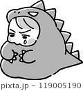 イヤイヤ期　こども 119005190