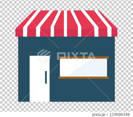Small shop. Vector illustration Small shop. Vector illustration 119006399