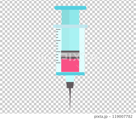 Syringe. Vaccination. Vector illustration Syringe. Vaccination. Vector illustration 119007782