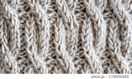 Close-up of woolen knit texture background 119008868