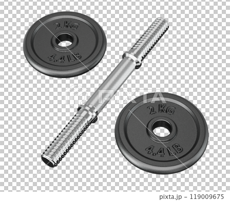 Parts of cast iron black Adjustable Dumbbel, rod and weight plates Parts of cast iron black Adjustable Dumbbel, rod and weight plates 119009675