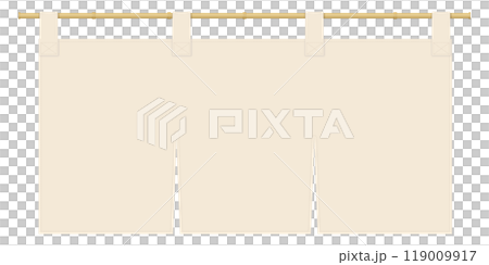 暖簾のイラスト 119009917