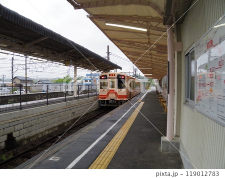 明知鉄道 アケチ100形（恵那駅） 119012783