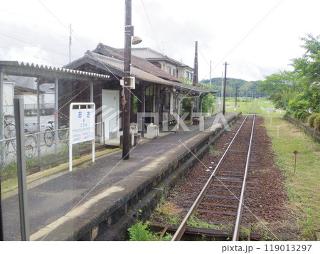 北条鉄道 車窓（長駅） 119013297