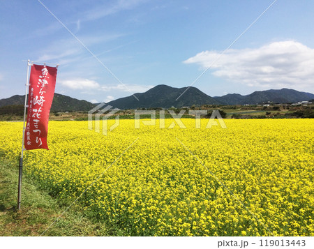長崎県五島市の観光スポット魚津ヶ崎の春の情景 長崎県五島市の観光スポット魚津ヶ崎の春の情景 119013443