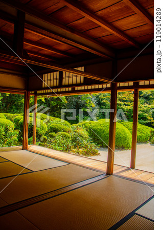 【京都風景】詩仙堂　落ち着きのある庭 119014289