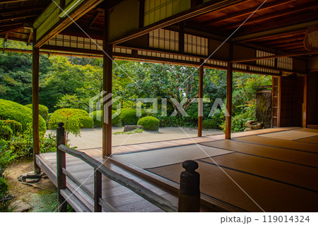 【京都風景】詩仙堂　落ち着きのある庭 119014324